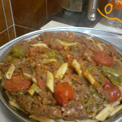  طاجن  مكرونة  بالفرن 