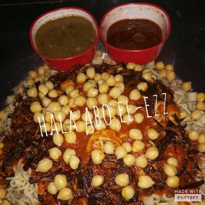  الكشري المصري بطريقه المحلات 