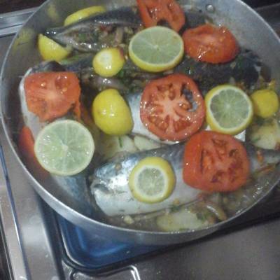  سمك تونه سنجاري بالبطاطس 