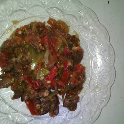  قلوب الدجاج (سبايسي)