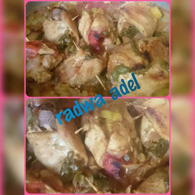  رول الفراخ الدايت 