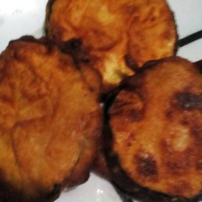  باذنجان مقلي عطريقتي 