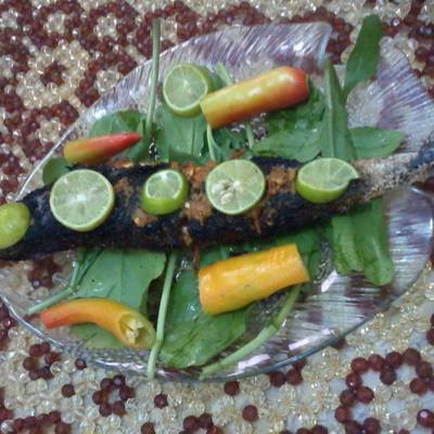  سمك ماكريل مشوى بالرده 