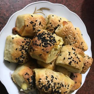  ميني باتيه بالجبنه والزعتر 