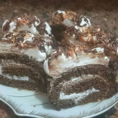  سويسرول السبع ملاعق 