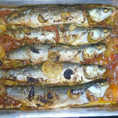  صينيه سمك بوري 