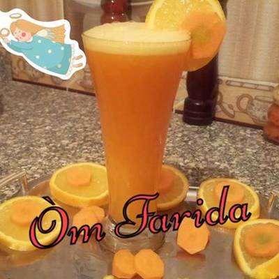  عصير البرتقال بالجزر 