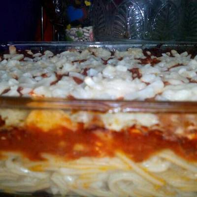  مكرونة اسباجتي بالجبن 