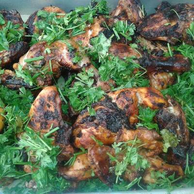  فراخ شيش على الفحم 