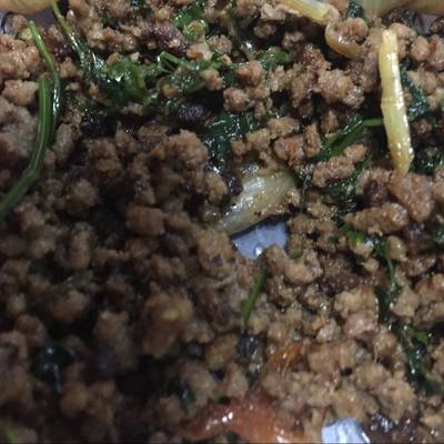  لحمه مفرومه بالبقدونس 