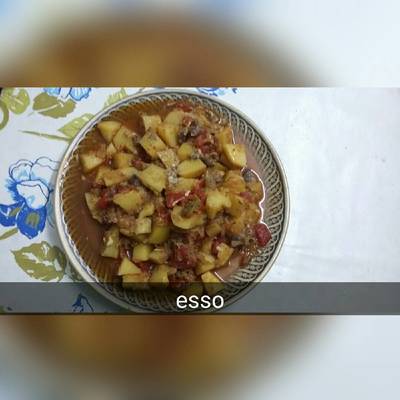  كبد وقوانص بالبطاطس 