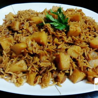  رز وبطاطس مدفونه 