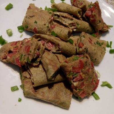  بيض بشكل الكريب 