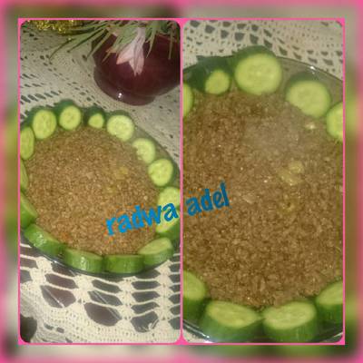  عصاج اللحم بدون بصل 