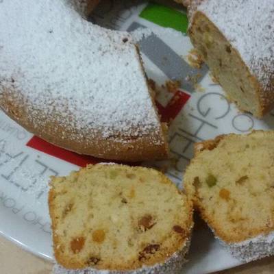  كيك الزبيب والفواكه المجففه 