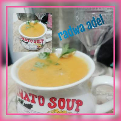  شوربة عدس ب الشعرية 