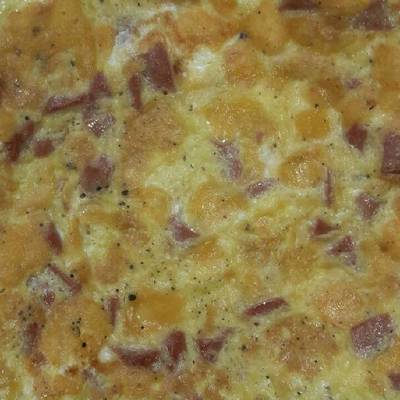  بيض بالجبنه الرومى 