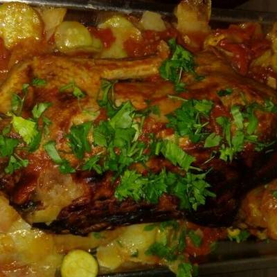  بطه محشيه ف الفرن 