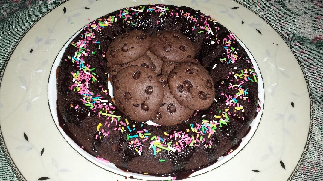  كيكه بدون دقيق والا سكر والا لبن 