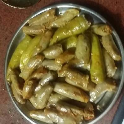  محشي فلفل وبذنجان 