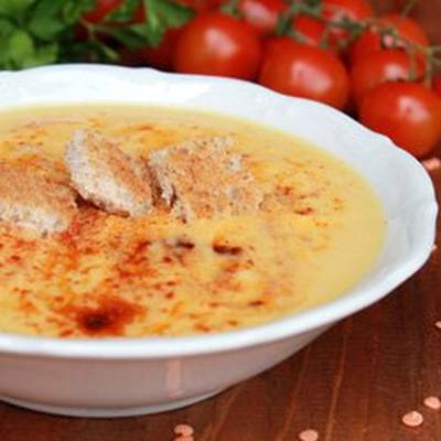  طريقة عمل شوربه العدس الاصفر 