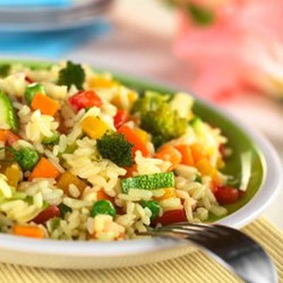  طريقة عمل الارز بالخضار 