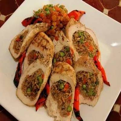  طريقة عمل دجاج رول محشي 