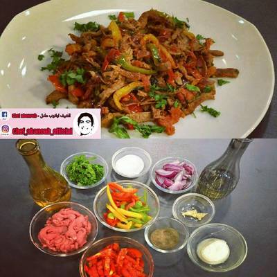  شاورما اللحمة 