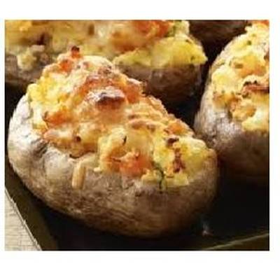  بطاطس محشية باللحمة المفرومة والبشاميل 