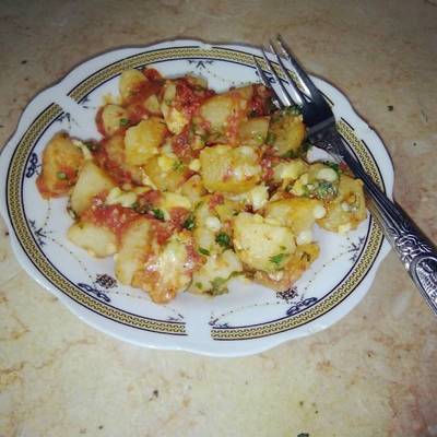  بطاطس مسلوقة بخلطة لذيذة وتوضع في ال 