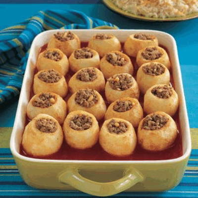  طريقة عمل بطاطس محشية باللحم المفروم 