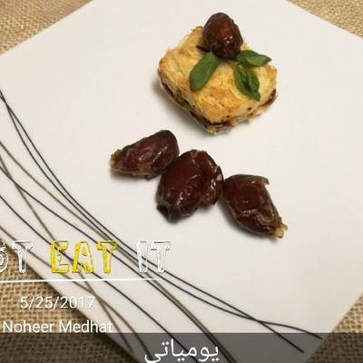  كنافه "لايت" بالتمر 