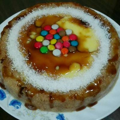  بسبوسة بالكريم كراميل 