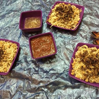  الكشري المصري بايد لبنانية 