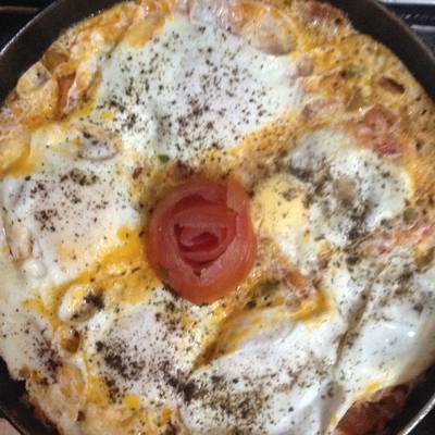  طريقة عمل الشكشوكه الفلسطينيه رووووعه 