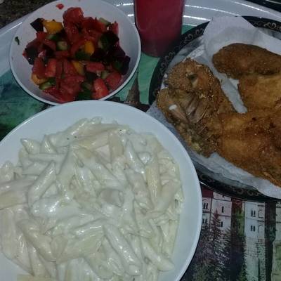  مكرونة بالصوص الأبيض❤ تووووحفة