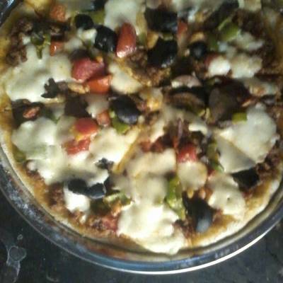  بيتزا اللحم المفروم♥ 