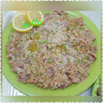  سلطة الرنجة بالطحينة 