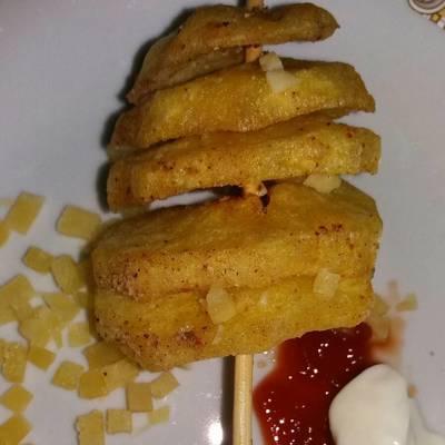  البطاطس الحلزونيه 