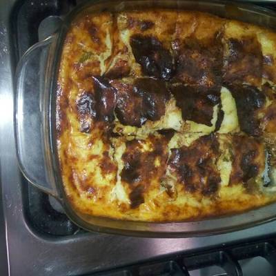  وصفة الجراتان أو(البشاميل بالفراخ والبطاطس) 