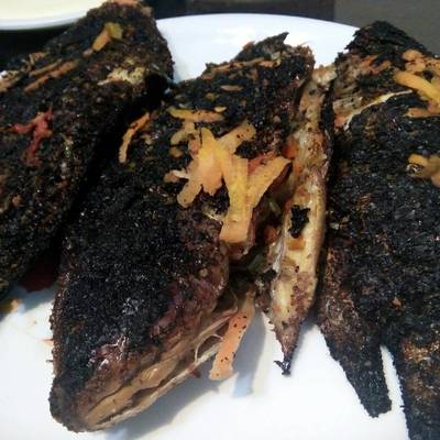  سمك بلطي مشوي 