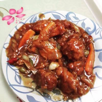  تشيكن صويا بالخضروات 