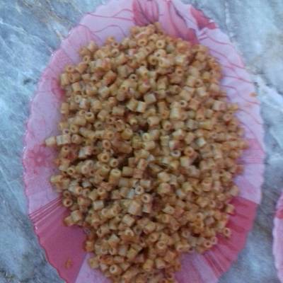  المكرونة بالصلصة 