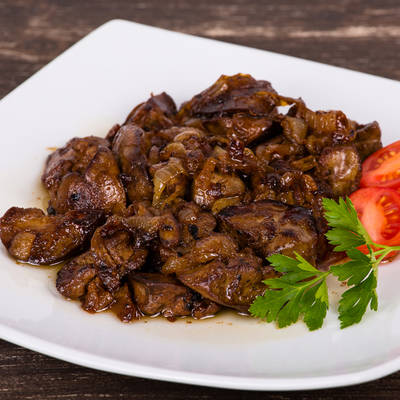  طريقة عمل كبدة فراخ بالبصل 