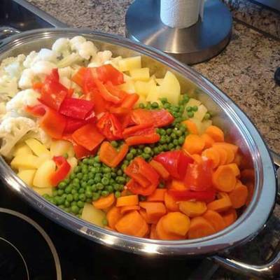  خضار مشوية في الفرن 