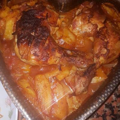  بطاطس بالفراخ 