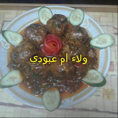  كرات الدجاج المحشيه مع صلصة بابريكا 