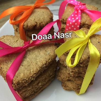  بسكويت الشوفان المقرمش 