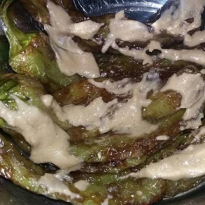  فلفل مقلى بالطحينة والطعم حكاية.