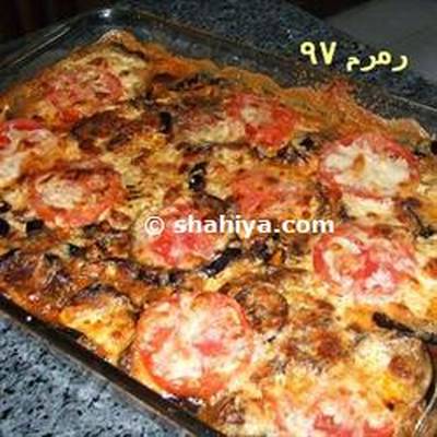  طريقة عمل صينية المسقعة باللحم المفروم 